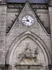 Montbenoît abbey - Clock of the abbey church