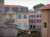 Montbrison - Facades of houses of the city