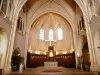 Montélimar - Intérieur de la collégiale Sainte-Croix : chœur