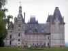 Montigny-le-Gannelon castle - Facade of the castle, in the Loir valley