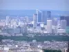 The Montparnasse Tower - Montparnasse tower: View of the towers of the La Défense district from the 59th floor