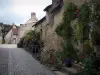 Montrésor - Flower-decked houses