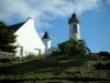 Morbihan Gulf - Lighthouse and house of the Rhuys peninsula