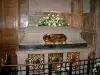 Mount Sainte-Odile - Convent (monastery): Sainte-Odile chapel with a sarcophagus containing the sacred relics