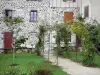 Mur-de-Barrez - Jardin de Marie, medieval y fachadas de la medieval