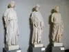 Museu Cluny - Museu Nacional da Idade Média: Estátuas dos Apóstolos da Sainte-Chapelle
