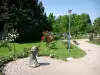 Nancy - Jardín de rosas del parque Pépinière
