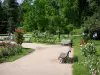 Nancy - Jardín de rosas del parque Pépinière