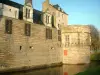 Nantes - Castle of the dukes of Brittany and moats