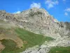 Nationaal Park van de Pyreneeën - Bergachtige landschap gezien vanuit de nek Pourtalet