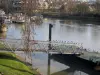 Neuilly-sur-Marne - Pontoon on the Marne river