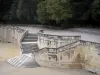 Nîmes - Las escaleras del jardín de la Fuente