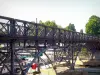 Nogent-sur-Marne - Footbridge spanning the port of Nogent-sur-Marne