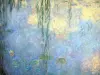 Orangerie museum - Details of Water Lilies by Claude Monet