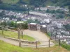 Orgues de Bort - Glorieta decorada con mirador, con vistas a la ciudad de Bort-les-Orgues