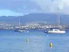 Paisajes de Martinica - Bahía de Fort-de-France salpicado de barcos
