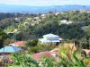 Paisajes de Martinica - Parque Regional de Martinica: paisaje verde salpicado de casas