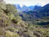 Parc National de La Réunion - Panorama Mafate desde la subida a la Taïbit
