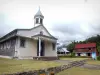 Parc National de La Réunion - Iglesia de San Martín y casas de la villa de Grand Îlet de Salazie