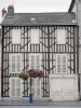Pays du Der - Facade of a half-timbered house in Montier-en-Der