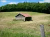 Paysages de l'Eure - Grange au milieu d'un champ