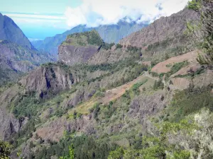 Paysages de La Réunion - Parc National de La Réunion : cirque naturel de Cilaos