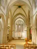 La Pierre-qui-Vire abbey - Inside the abbey church: choir