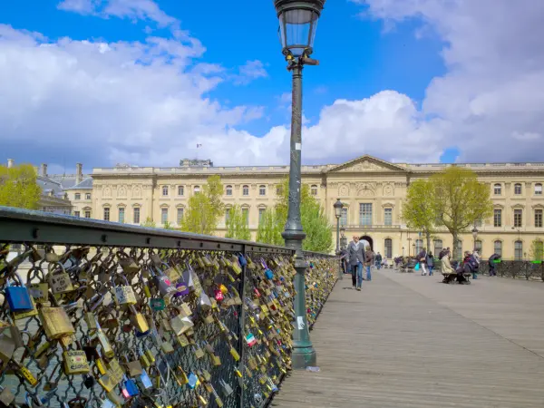 Pont des Arts at night, France