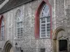 Provins - Fachada del antiguo Hotel Dieu (antiguo palacio de la condesa de Blois y de Champaña)