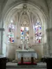 Puellemontier - Inside the Notre-Dame-en-sa-Nativité church: Choir