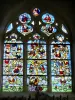 Puellemontier - Inside the Notre-Dame-en-sa-Nativité church: stained glass window of the Tree of Jesse - 16th century