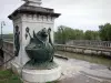 Puente-canal de Briare - La entrada al puente del canal