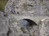 Puente de Châtelet - Puente entre dos paredes de roca, en el valle de Ubaye