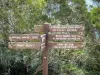 Réunion National Park - Hiking directional signs