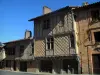 Rieux-Volvestre - Maisons à pans de bois du village