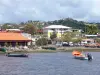 Le Robert - Fishing port and facades of the city