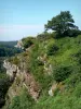 Roca de Oëtre - Suiza Normandía: Oëtre roca (mirador natural), la comuna de Saint-Philbert-sur-Orne