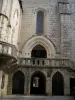 Rocamadour - Saint-Sauveur basilica and part of the Notre-Dame chapel (on the left)