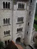 Rocamadour - Former Episcopal palace home to the Sacred Art museum and entrance leading to the sanctuaries place