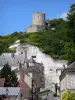 La Roche-Guyon - Fortified keep, cliff, castle and houses of the village