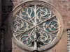 Rodez - Notre-Dame Cathedral: rose window of the south transept