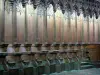 Rodez - Inside Notre-Dame cathedral: oak stalls