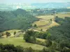 Ronesque rock - Panorama from the rock of Ronesque