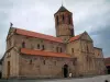 Rosheim - Iglesia románica de San Pedro y San Pablo en la piedra arenisca de color amarillo