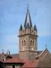 Roybon - Bell tower of Neo-Romanesque  Saint-Jean-Baptiste