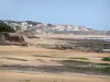 Les Sables-d'Olonne - Sand, cliffs, beach and houses of the seaside resort