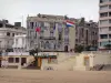 Les Sables-d'Olonne - Sandy beach and buildings of the seaside resort