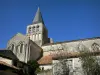 Saint-Amant-de-Boixe abbey - Bell tower of the abbey church