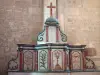 Saint-Amant-de-Boixe abbey - Inside of the abbey church: altar