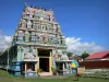 Saint-André - Tamil temple of Colosse, in the district of Champ Borne